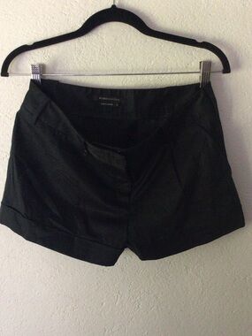 Black High-Waist Tailored Women's Shorts